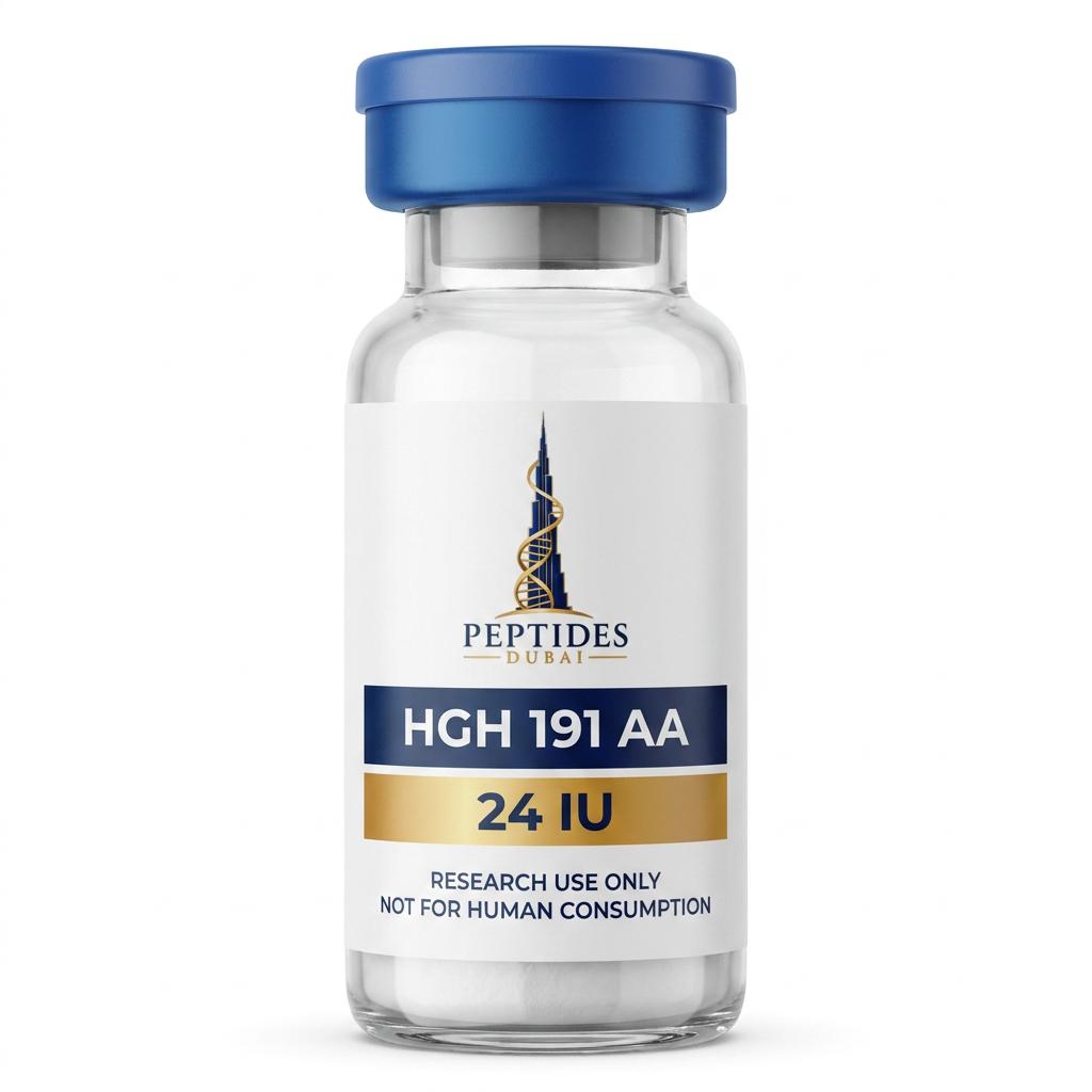 HGH 191 AA 97% 24IU research peptide product image